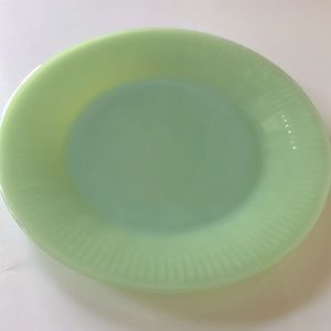 Anchor Hocking/ Fire King Jane Ray Jade lte Salad Plates 7 3/4”